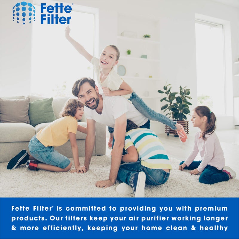 Fette Filter - Replacement Filter U Compatible with Honeywell Clean U Filter HRF201B and Febreze FRF102B For HHT270, HHT290 & Febreze FHT170, FHT180, FHT190 - Pack of 4 - Image 4